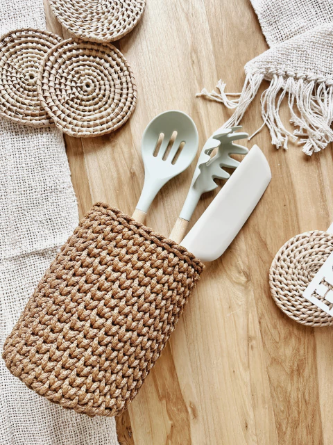 Imagen de Organizador y Florero Tejido Crochet