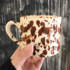 TAZA TÉ DISEÑO MANCHAS - SilOrel Cerámica