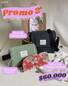 PROMO 2 ~ con morral Almendra - comprar online