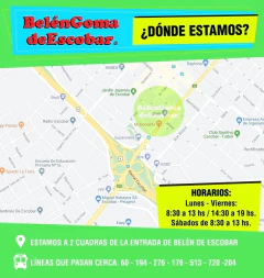 Repuesto cutter limpiavidrios x 10 unid - Belén Goma de Escobar®