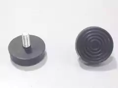 Pata tornillo goma 3/8 x 1" x 10 unidades - comprar online