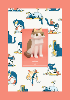 GAMUZA - GATITO DE PAPEL PARA ARMAR - comprar online