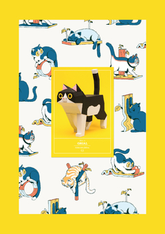 GRIAL - GATITO DE PAPEL PARA ARMAR - comprar online
