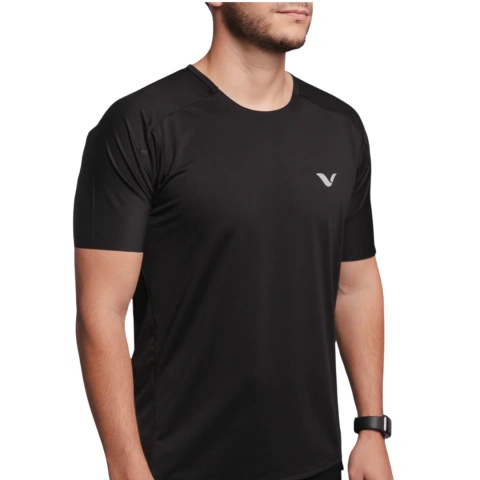 Remera Reves Focus Negra Hombre