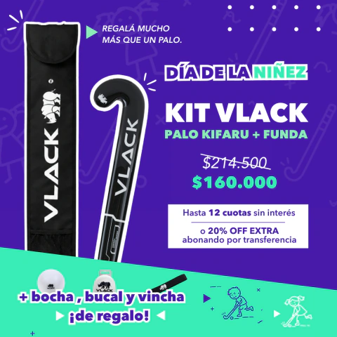 KIT VLACK: PALO KIFARU JUNIOR 26/27 + FUNDA - comprar online