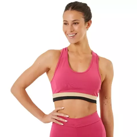 TOP IKE TRICOLOR FUCSIA