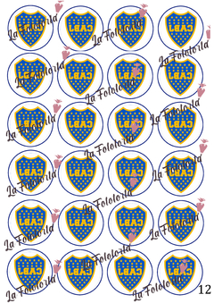 Imagen de Transfer para oreo escudos de Boca