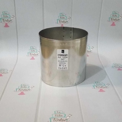 Aro de hojalata de 12cm de diametro por 12cm de alto