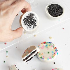 Molde DEL para bañar oreos 5 cavidades - comprar online