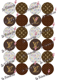 Transfers para oreo bañada Louis Vuitton