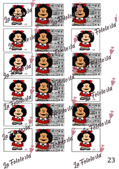 Transfer para chocolina Mafalda