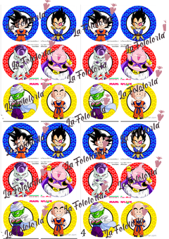 Transfer para oreo Dragon Ball - La Fototorta