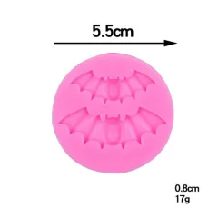 Molde de silicona murcielagos x 2