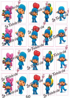 Transfer para paletas Pocoyo