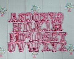 Cortantes ABC Circus letras abecedario tamaño 6 cm
