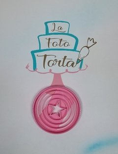 Cortante con sello Capitán América