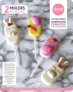 Set Parpen paletas conejitos