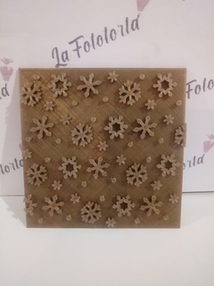 Texturizador Marcador de Pasta Copo de Nieve
