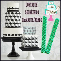 Set de 2 reglas cortantes rombos La Botica