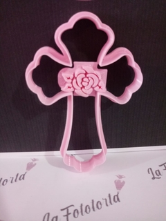 Cortante Cruz con Flor