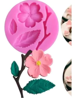 Molde De Silicona Flor Cerezo