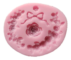 MOLDE SILICONA GUARDA FLORES GUIRNALDA ROSAS