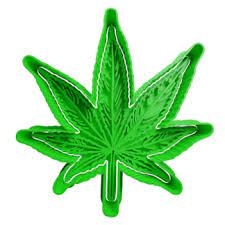 CORTANTE CON SELLO PARA COOKIES HOJA DE MARIHUANA