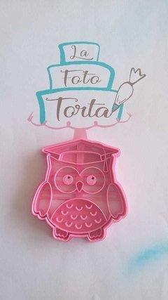 Cortante con sello búho de egresados