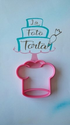 Cortante silueta gorro de cocinero