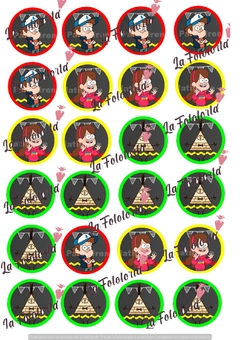 Transfer Gravity Falls Oreo - comprar online