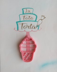 Cortante con sello helado en vasito