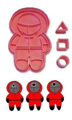 Cortante muñeco juego del calamar