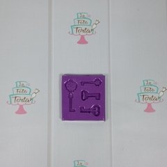 Molde de silicona 4 llaves 3.112 - comprar online