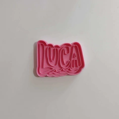 Cortante con sello logo de Luca, la pelicula