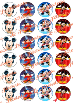 Transfer para oreo Mickey - La Fototorta
