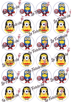 Transfer Minions Oreo - La Fototorta