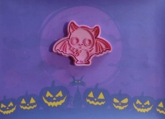Cortante con sello murciélago de Halloween