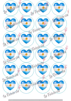Transfer Bandera Oreo - Oblea - Chocolina - La Fototorta