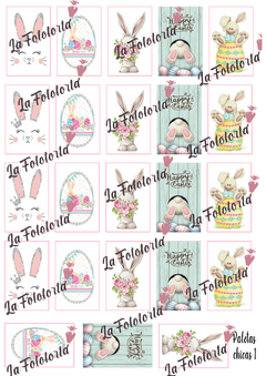 Transfer para paletas chicas Pascuas nº1