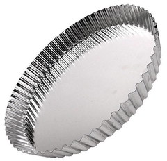 Molde de pastafrola fija de hojalata de 20 cm