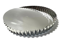Molde de pastafrola desfondable de hojalata de 28 cm