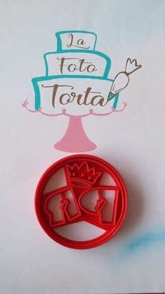 Cortante con sello logo de Patricio Rey