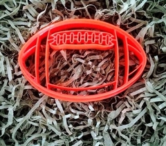 CORTANTE CON SELLO PARA COOKIES PELOTA DE RUGBY