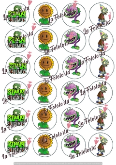 Imagen de Transfer PLantas Vs. Zombies oreo - Icepop