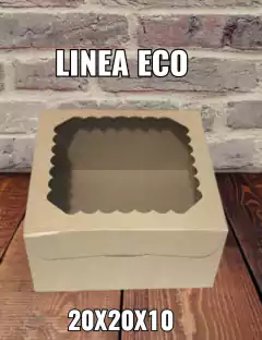 Caja para mini torta 20*20*10 x 10 unidades KRAFT