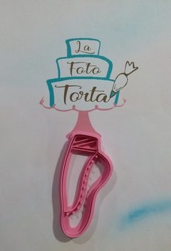 Cortante con sello zapatilla de danza