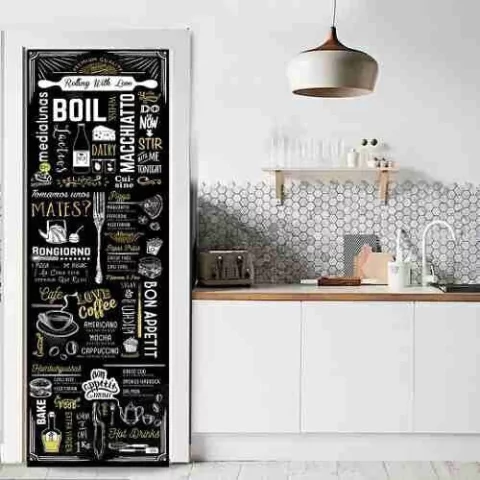 Vinilo Decorativo Puerta Cocina Heladera