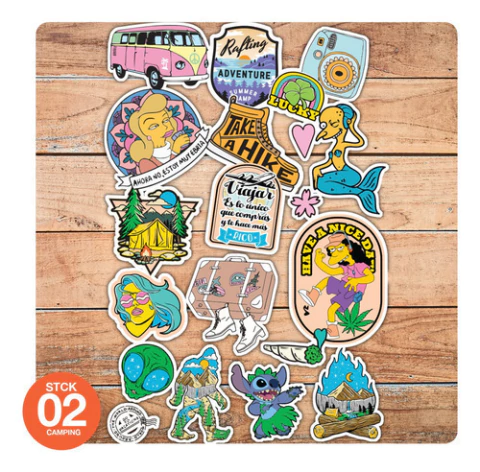 Calcomanias Stickers Para Termo Stanley Camping Simpsons