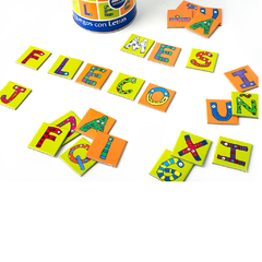 Imagen de JUEGO CON LETRAS Loteria bingo - 6 Juegos diferentes