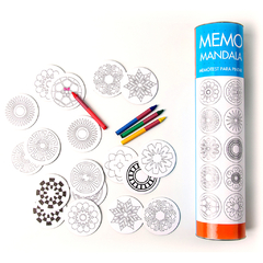 MEMO MANDALA PARA PINTAR juego de memoria